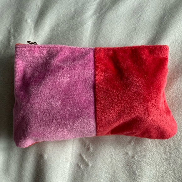 ipsy Handbags - Ipsy Vibrant Pink and Red Cosmetic Bag